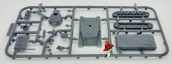 German Panzer IV F Tank 12mm 1:144 scale WWII 1 x sprue unboxed Victrix VG12022 - Image 5