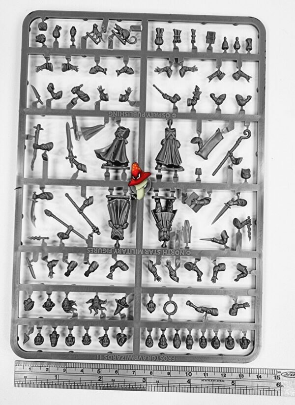 Frostgrave Wizards II 1 x Plastic Sprue unboxed FGVP07 28mm 1/56 scale figures - Image 3