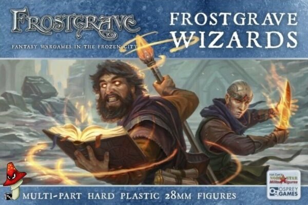 Frostgrave Wizards 1 x Plastic Sprue unboxed FGVP06 28mm 1/56 scale figures