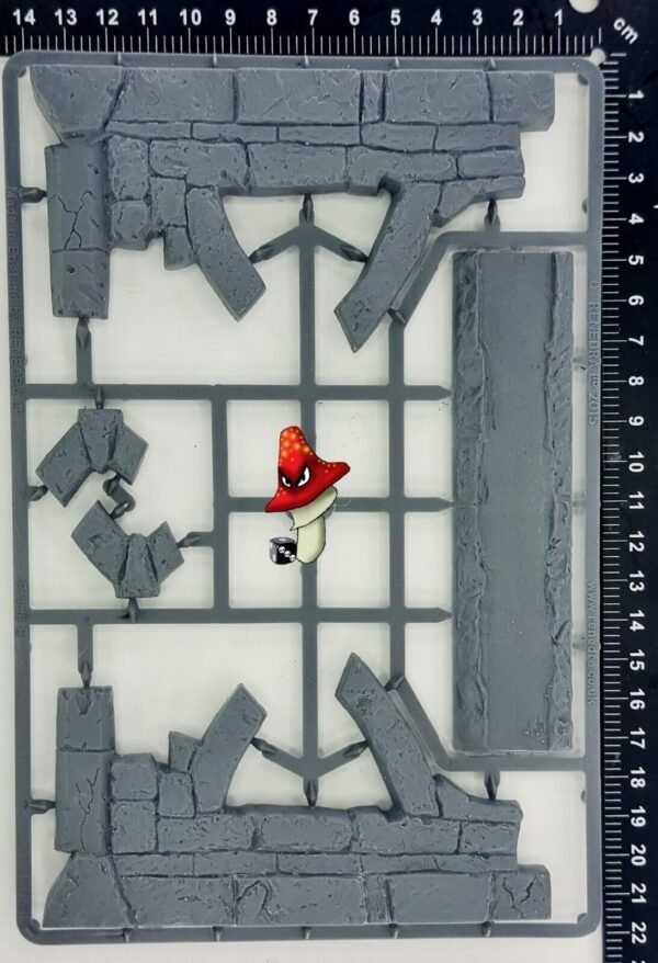 Ruins Broken Arch Frame B RENEDRA wargames Scenery Terrain 28mm D&D 1 x sprue