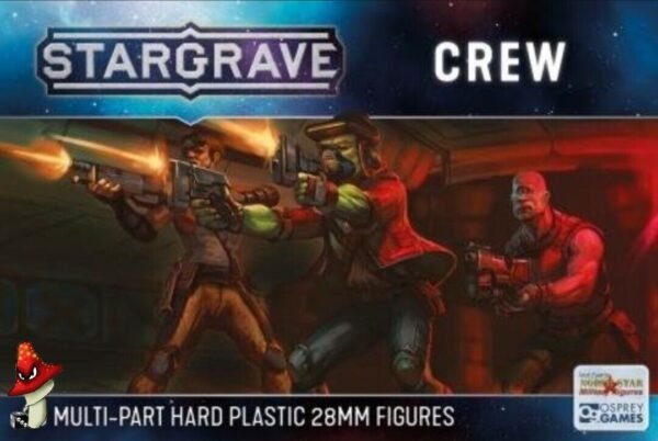 North Star Miniatures Stargrave Crew 1 x Sprue 5 x figures 28mm 1/56 scale