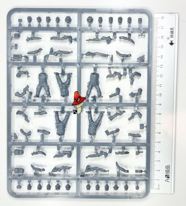 North Star Miniatures Stargrave Crew 1 x Sprue 5 x figures 28mm 1/56 scale - Image 3