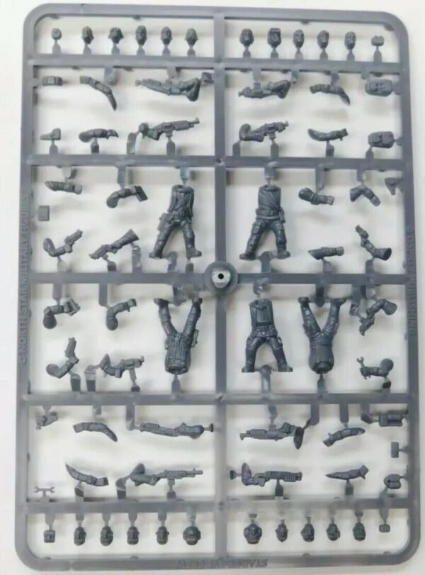 North Star Miniatures Stargrave Crew 1 x Sprue 5 x figures 28mm 1/56 scale - Image 8