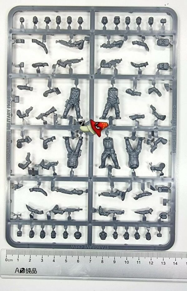 North Star Miniatures Stargrave Crew 1 x Sprue 5 x figures 28mm 1/56 scale - Image 9