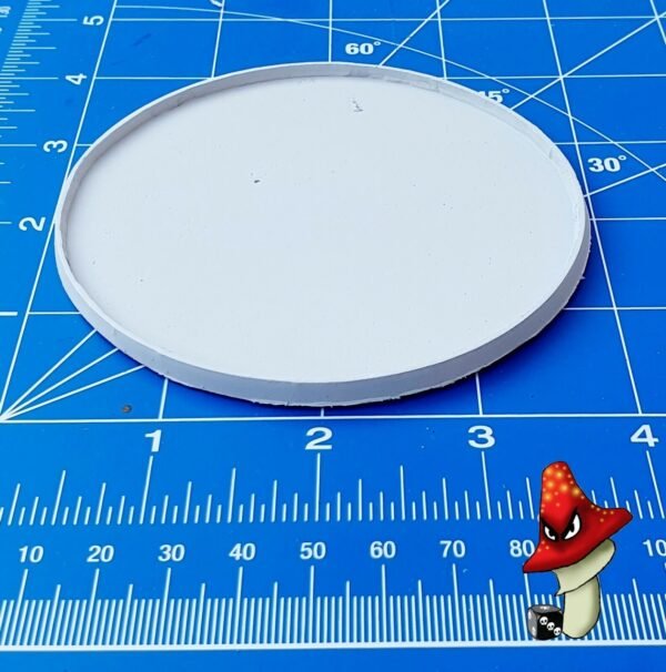 1 x 100mm Round Hollow Recessed Blank Resin Base - Image 4