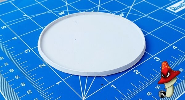 1 x 100mm Round Hollow Recessed Blank Resin Base - Image 6