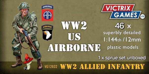 Victrix American US Airborne 12mm 1:144 scale WWII 1 x sprue Set