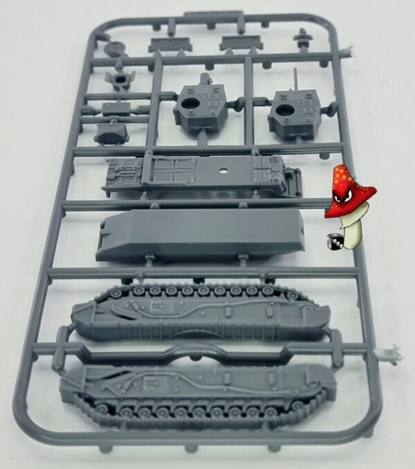 British CHURCHILL Tank 12mm 1:144 scale WWII 1 x sprue unboxed Victrix VG12009 - Image 5