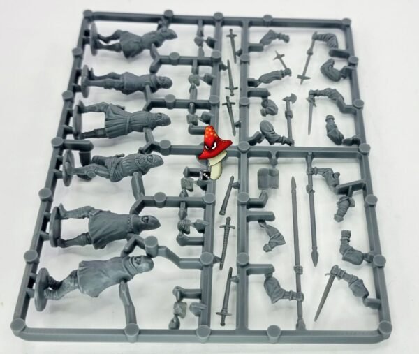 Perry Miniatures Agincourt French Foot Knights 1415-1429 1 x Sprue unboxed  28mm - Image 5