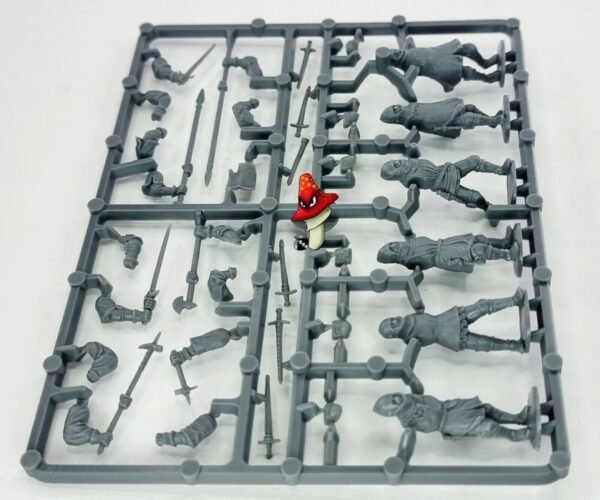 Perry Miniatures Agincourt French Foot Knights 1415-1429 1 x Sprue unboxed  28mm - Image 7