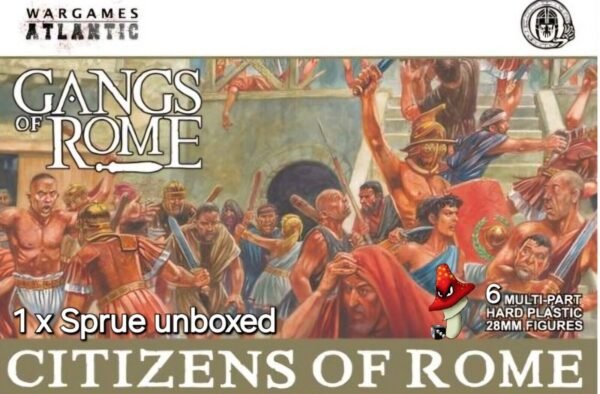 Citizens of Rome Wargames Atlantic   Gangs of Rome 28mm 1/56 1 x sprue Unboxed