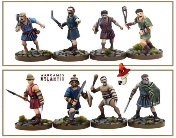 Citizens of Rome Wargames Atlantic   Gangs of Rome 28mm 1/56 1 x sprue Unboxed - Image 7