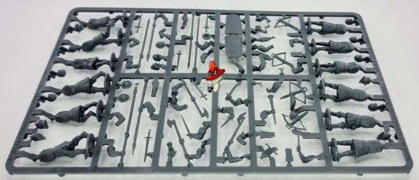 Perry Miniatures Agincourt French Infantry 1415-1429 1 x Sprue unboxed 28mm 1/56 - Image 4