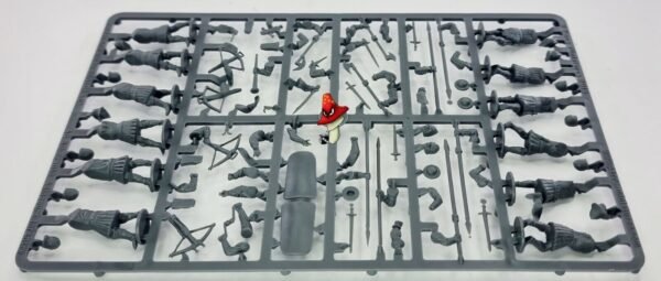 Perry Miniatures Agincourt French Infantry 1415-1429 1 x Sprue unboxed 28mm 1/56 - Image 6