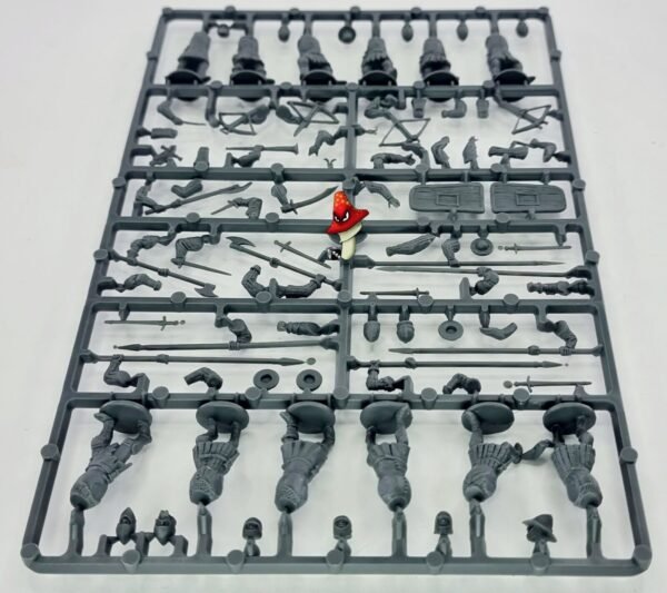 Perry Miniatures Agincourt French Infantry 1415-1429 1 x Sprue unboxed 28mm 1/56 - Image 12