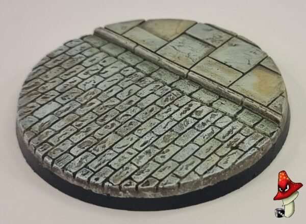 1 x 80mm Cobblestone Resin Bases 40k WWII table top wargames - Image 4