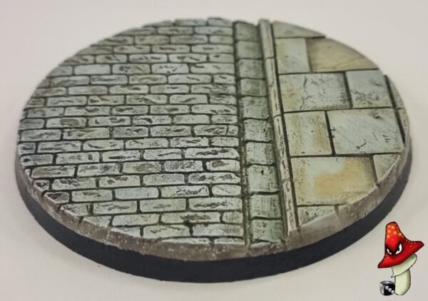 1 x 80mm Cobblestone Resin Bases 40k WWII table top wargames - Image 5