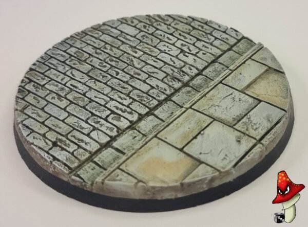 1 x 80mm Cobblestone Resin Bases 40k WWII table top wargames - Image 6