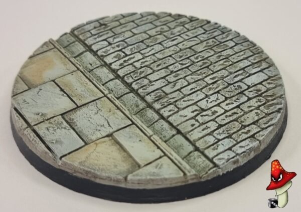 1 x 80mm Cobblestone Resin Bases 40k WWII table top wargames - Image 8