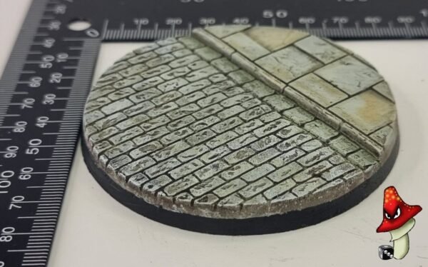 1 x 80mm Cobblestone Resin Bases 40k WWII table top wargames - Image 11