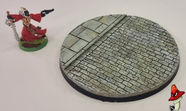 1 x 100mm Cobblestone Resin Bases 40k WWII table top wargames