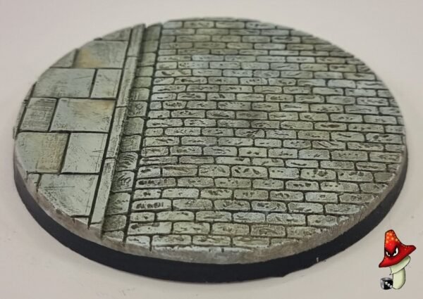 1 x 100mm Cobblestone Resin Bases 40k WWII table top wargames - Image 2