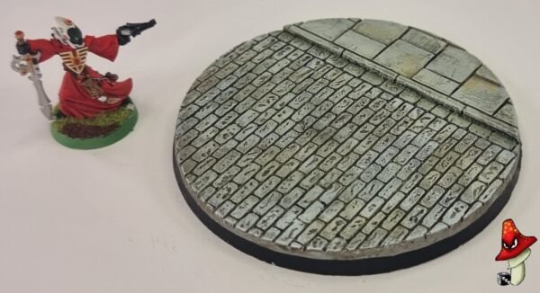 1 x 100mm Cobblestone Resin Bases 40k WWII table top wargames - Image 10