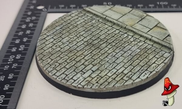 1 x 100mm Cobblestone Resin Bases 40k WWII table top wargames - Image 12