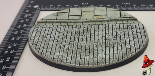 1 x 120mm x 92mm Cobblestone Oval Resin Bases 40k WWII table top wargames - Image 3