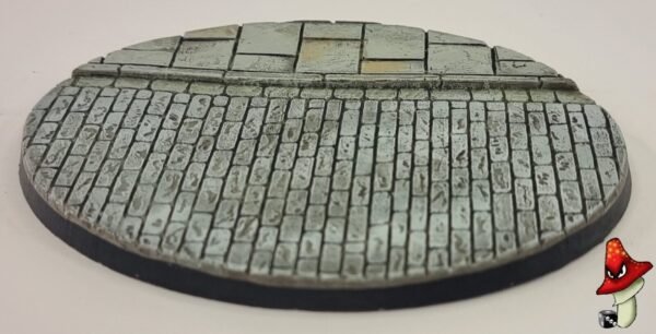 1 x 120mm x 92mm Cobblestone Oval Resin Bases 40k WWII table top wargames - Image 5