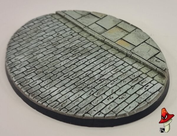 1 x 120mm x 92mm Cobblestone Oval Resin Bases 40k WWII table top wargames - Image 6