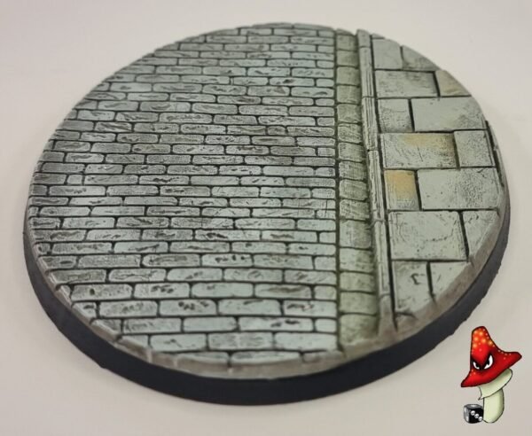 1 x 120mm x 92mm Cobblestone Oval Resin Bases 40k WWII table top wargames - Image 7