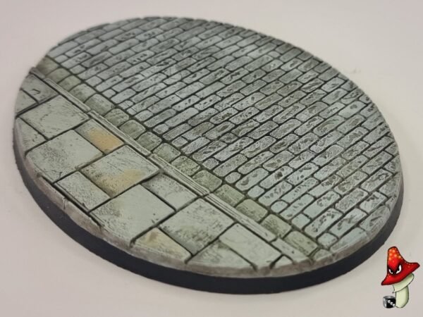 1 x 120mm x 92mm Cobblestone Oval Resin Bases 40k WWII table top wargames - Image 9