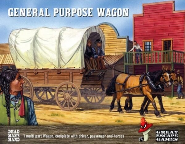 General Purpose Wagon 28mm scale Great Escape Games 2 x sprues Unboxed