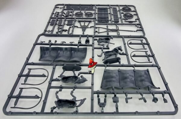 General Purpose Wagon 28mm scale Great Escape Games 2 x sprues Unboxed - Image 8