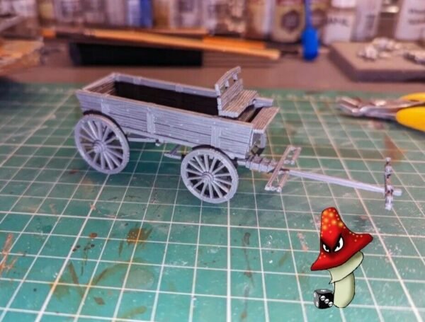 General Purpose Wagon 28mm scale Great Escape Games 2 x sprues Unboxed - Image 16