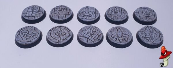 10 x 32mm Resin Bases Sisters battle Sororitas Ruined Sanctuary Inquisition 40k - Image 3