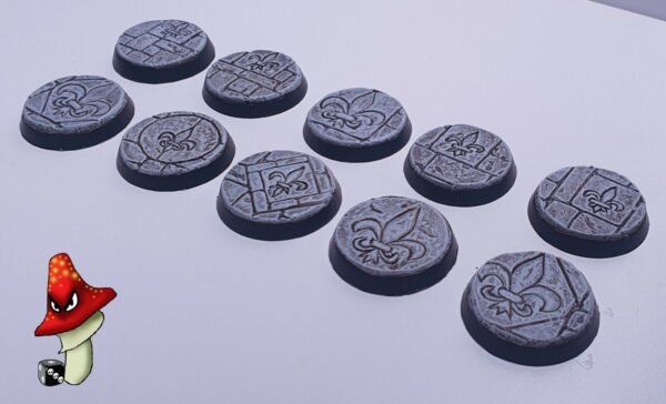 10 x 32mm Resin Bases Sisters battle Sororitas Ruined Sanctuary Inquisition 40k - Image 4