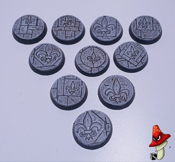 10 x 32mm Resin Bases Sisters battle Sororitas Ruined Sanctuary Inquisition 40k - Image 6