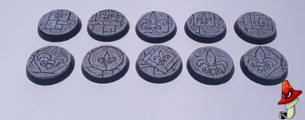 10 x 32mm Resin Bases Sisters battle Sororitas Ruined Sanctuary Inquisition 40k - Image 8