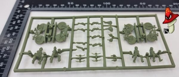 HaT 8119 WWII German Bicyclists 1/72 Model Soldiers kit 1 X Sprue Unboxed - Image 4