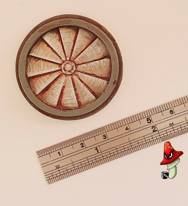 Medium Fan / Vent 43mm diameter,  wargames scenery detail 28mm scale 40k - Image 3