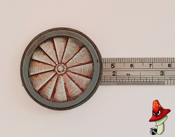 Medium Fan / Vent 43mm diameter,  wargames scenery detail 28mm scale 40k - Image 4