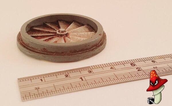 Medium Fan / Vent 43mm diameter,  wargames scenery detail 28mm scale 40k - Image 5