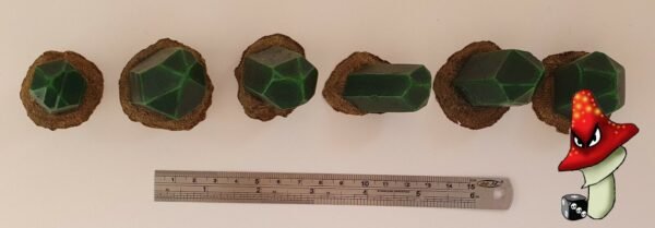 6 Large Crystal Rock Set , Wargames Scenery 40k Fantasy terrain - Image 7