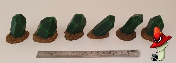 6 Large Crystal Rock Set , Wargames Scenery 40k Fantasy terrain - Image 10