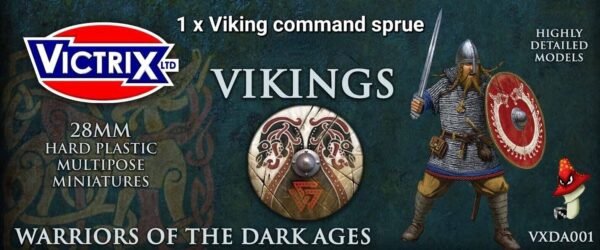 Victrix Vikings 28mm 1/56 scale  1 x Viking command Sprue historical wargames