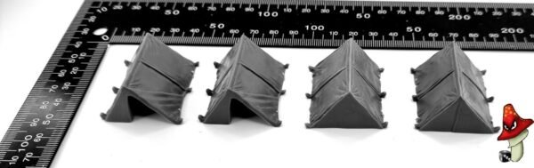 4 x Dog Tents Renedra Wargame Scenery & Terrain 28mm 1/56 scale - Image 6