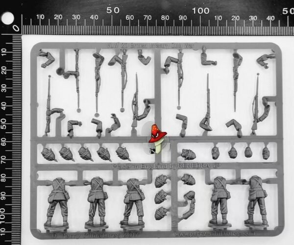 British Infantry Zulu War 1877-1881 Perry Miniatures 1 × plastic sprue  28mm - Image 7