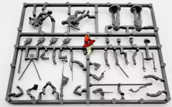 Zulu War British Command & Casualty 1 × plastic sprue 28mm 1/56 Perry Miniatures - Image 5